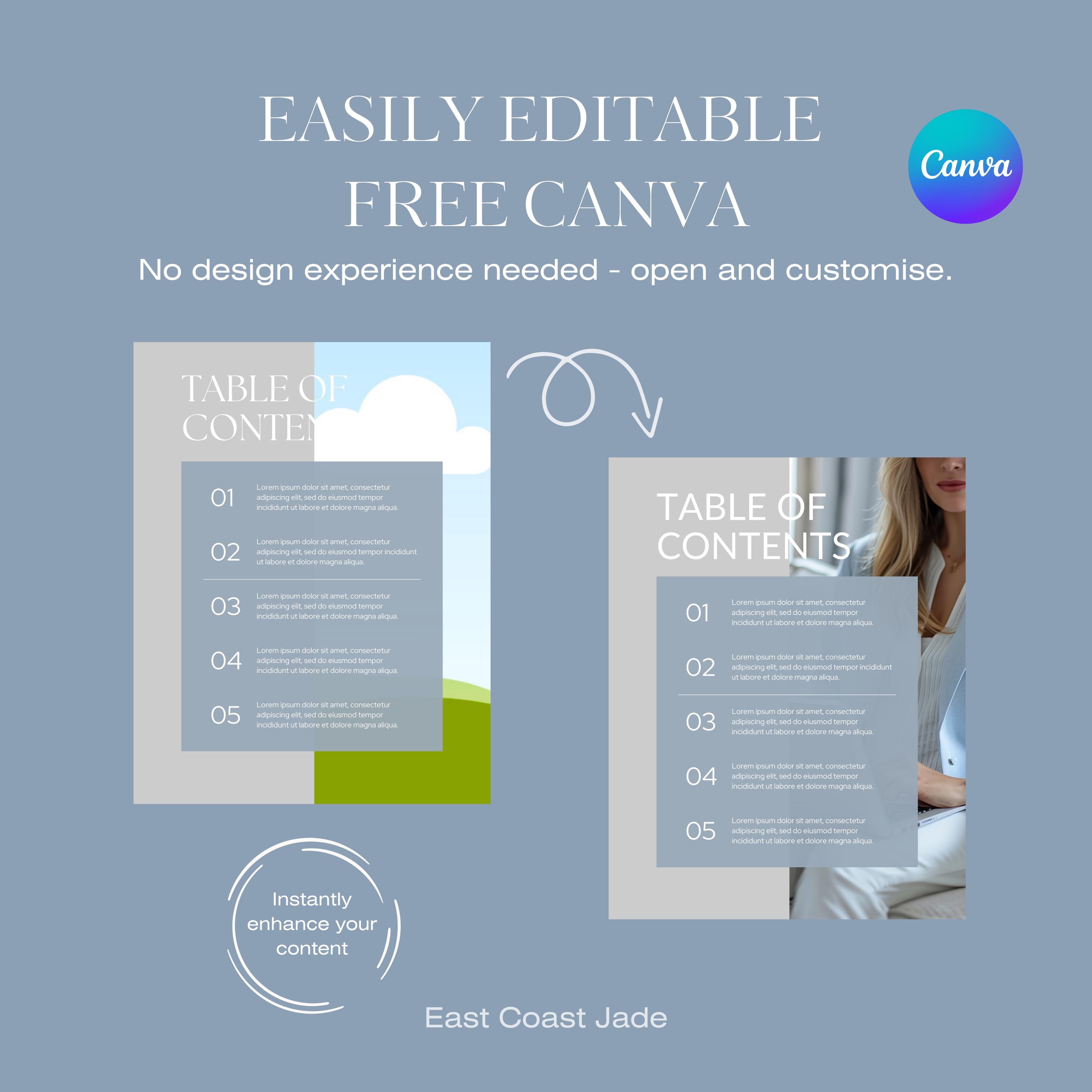 Editable Ebook Template | Canva Workbook, Lead Magnet | Business Ebook ...