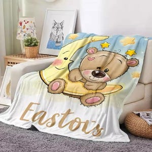 Personalized baby blanket, baby blanket, personalized baby sheets, personalized baby pillow