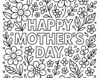 2025 Mother’s Day | Coloring Page