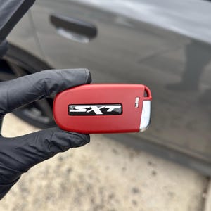 Red SXT Key Fob for Challenger Charger Key Fob with Logo (Shell Only)