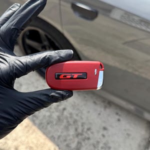 Red GT Key Fob for Challenger Charger Key Fob with Logo (Shell Only)