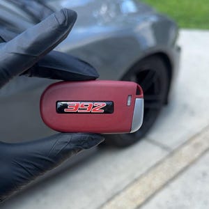 Red 392 Key Fob for Charger Challenger Key Fob with Logo (Shell Only)