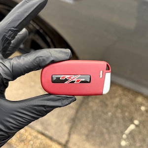 Red R/T Key Fob for Challenger Charger Key Fob with Logo (Shell Only)