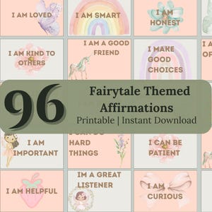 Sprookjesbevestigingskaarten voor kinderen (2–5) – 96 positieve affirmaties pdf – Daily Confidence & Mindfulness