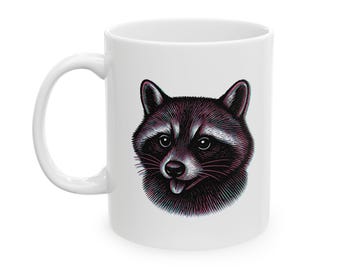 Trash Panda Head aka Racoon - Mug