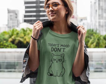 Funny Cat "Don't" Unisex T-Shirt: Sassy Gift for Cat Lovers