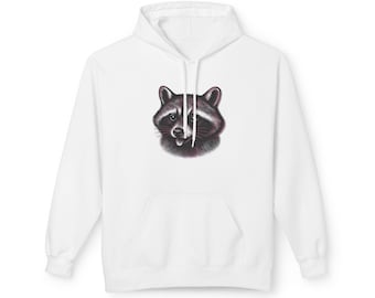 Trash Panda - Raccoon Face Hoodie | Casual Pullover