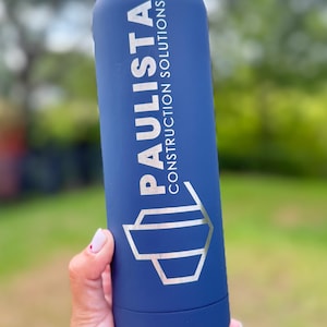 Custom Logo Water Bottle: 16oz Laser Engraved Corporate Gift