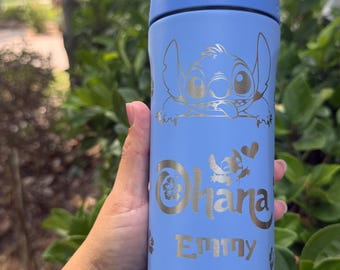 Custom  Owala 32oz Water Bottle –  Sttitch  Laser Engraved Inspired Disney Design – Personalized Tumbler