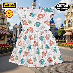 Girls Nemo Dress - Etsy Girls Nemo Dress - Etsy