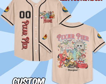 Custom Toy Story Baseball Jersey,   Toy Story Baseball Jersey,   Baseball Team Outfit, Toy Story Jersey Gift