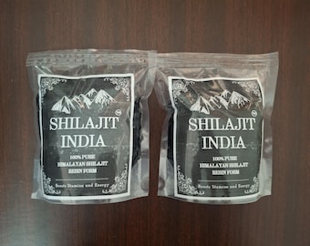 250 g de resina pura de Shilajit del Himalaya, India, orgánica, rica en ácido fúlvico, desintoxicante ayurvédico, potenciador de energía y apoyo inmunológico, suplemento natural vegano.