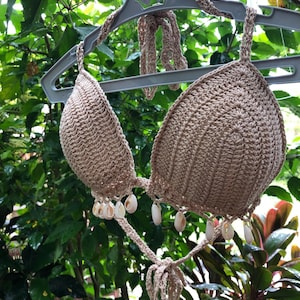 Crochet handmade bikini top