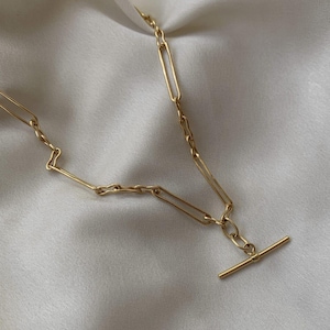 Mini Mom’s Gold Necklace | Infinity-Inspired Chain | 24k Gold Plated | Handcrafted 925 Silver | Limited Edition Statement Piece