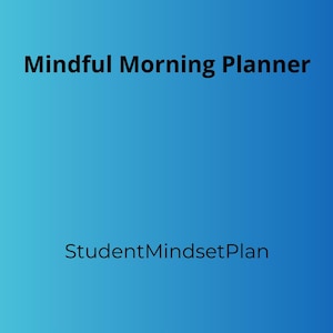 Mindful Morning Planner / Daily Routine Journal / Self-Care Printable / Wellness Digital Planner / Undated PDF / Instant Download