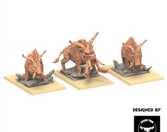 Beastmen - Razortusk - Raven Twins