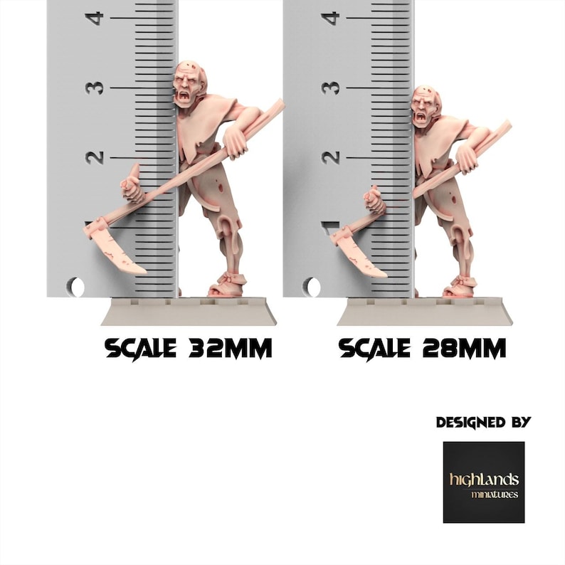 Zombie Ruler Undead - Zombies - Transilvanya - Highlands Miniatures - Etsy