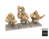 Imperial Fantasy - X3 Ogres With Blunderbuss Mercenary - Sunland