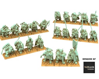 Enanos - Montaraces - Hijos de Ymir - Miniaturas de las Tierras Altas