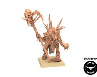 Beastmen - Shaman V4 of Chaos from the East - Fallen Beast - ClayBeastCreation