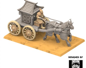 Oost-Empire - Imperial Supply Chariot - Astarii Dynasty - The Beholder Miniatures