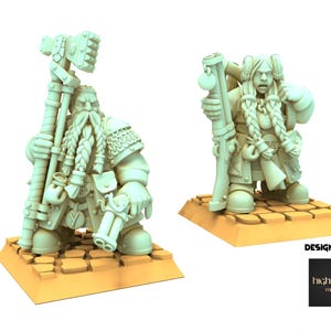 Dwarves - Engineers - Sons of Ymir - Highland miniatures