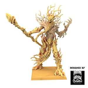 Sylvan Elves - Ohru, Tree Shepherd - Evergreen Elves - The Beholder Miniatures