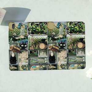 Studio Ghibli Collage iPad Case for iPad Air 7/6/5,iPad Pro,iPad Mini,iPad Case With Auto Wake/Sleep,Customized iPad Case,Gift for friend image 2