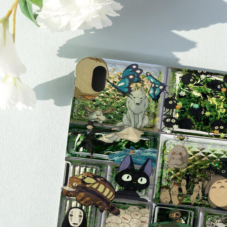 Studio Ghibli Collage iPad Case for iPad Air 7/6/5,iPad Pro,iPad Mini,iPad Case With Auto Wake/Sleep,Customized iPad Case,Gift for friend image 6