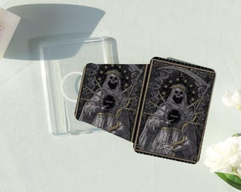 Grim Reaper Tarot Removable Magnetic Cover for Kindle&Paperwhite 12th/11th/10th,MagSafe Clear Black Case,Kindle Stand,Customizable Gift