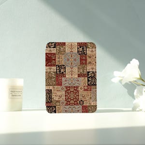 Vintage Patchwork Rug Kindle/Kobo Case - Stylish Protective Cover with Auto Wake/Sleep, Compatible with All Kindle/Kobo Models