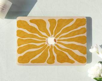 Orange Slice Bloom Macbook Air Case |Hard Laptop Case for Macbook Air 11/13/15 Pro 13/14/15/16 Cover |Laptop Sleeve,Gift for Friend