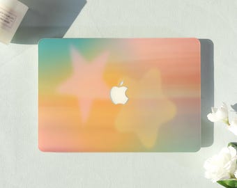Blurry Gradient Stars Macbook Air Case |Hard Laptop Case for Macbook Air 11/13/15 Pro 13/14/15/16 Cover |Laptop Sleeve,Gift for Friend