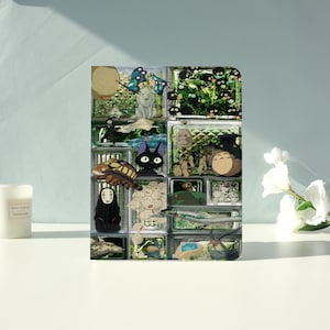 Studio Ghibli Collage iPad Case for iPad Air 7/6/5,iPad Pro,iPad Mini,iPad Case With Auto Wake/Sleep,Customized iPad Case,Gift for friend image 1