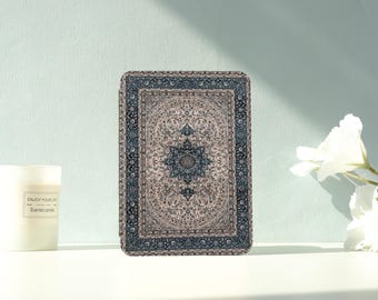 Klassische Medallion Rug Kindle/Kobo Hülle - Stilvolle Schutzhülle mit Auto Wake/Sleep, Kompatibel mit allen Kindle/Kobo Modellen