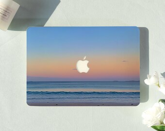 Sunset Ocean Waves Macbook Air Case |Hard Laptop Case for Macbook Air 11/13/15 Pro 13/14/15/16 Cover |Laptop Sleeve,Gift for Friend