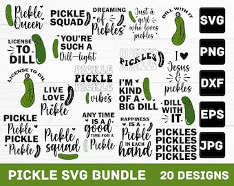 pickles svg bundle cricut pickles png bundle shirt design pickles vector clipart eps dxf jpg free commercial use