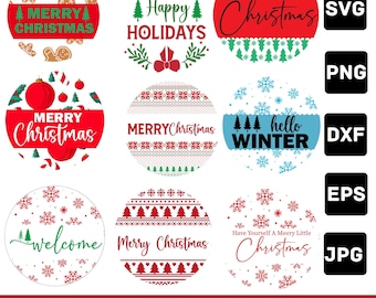 Christmas SVG Bundle: 15 Festive Designs (Digital Download)