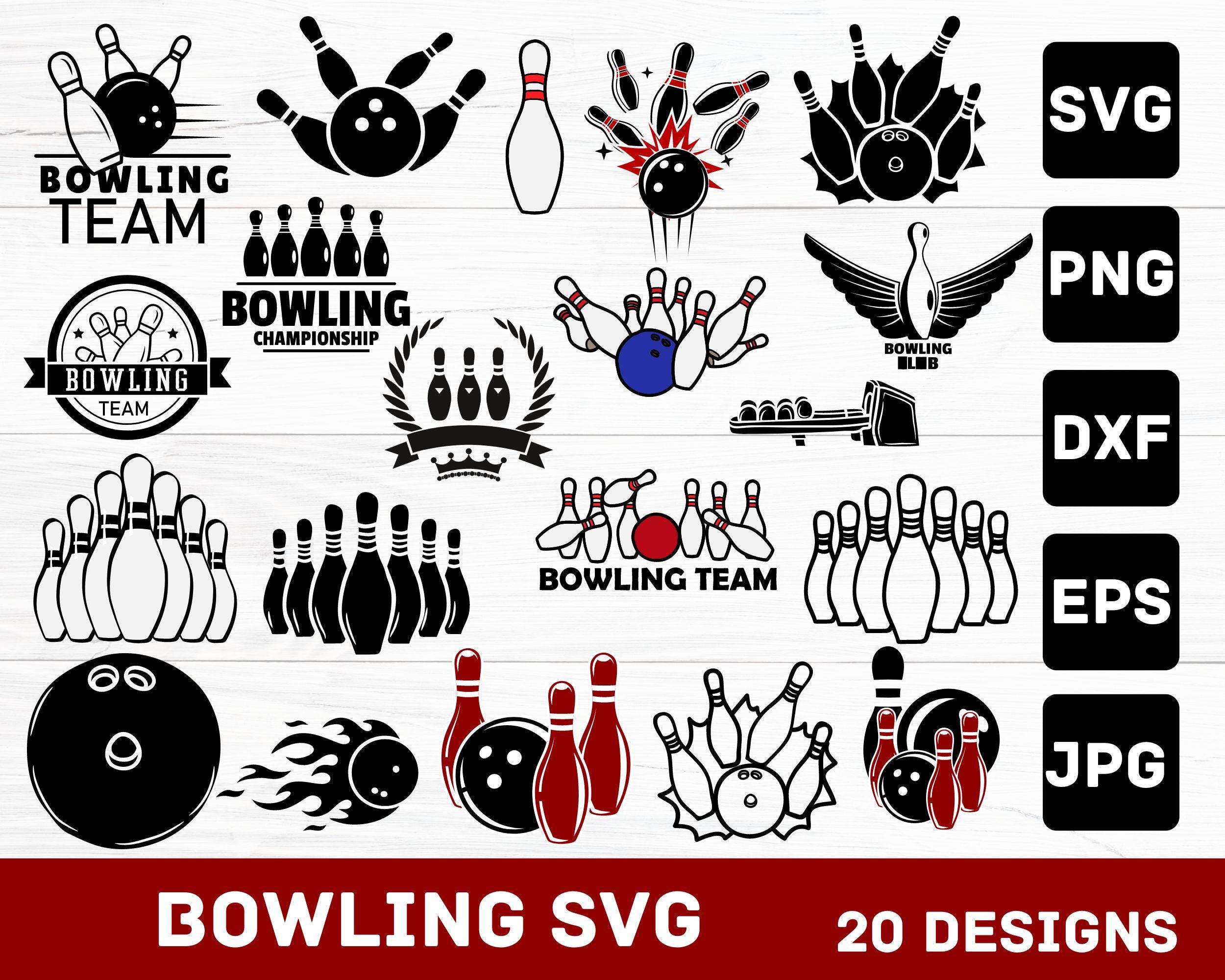 Nice Rack Bowling Svg Bowling Svg Bundle Bowling Png Bundle Bowler Svg Png Cut Files Cricut ...