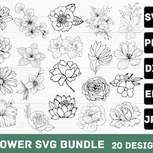 Flower Svg Png Bundle, Wildflower Svg Bundle, Floral Svg, Stay Wild Svg, Wild Flower Svg, Floral Frame Svg, Png, Shirt Svg Cut Files Cricut