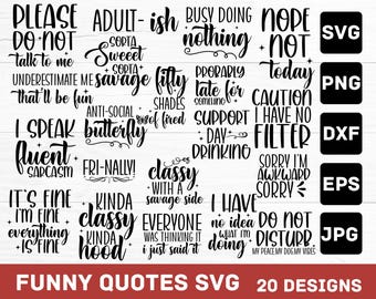 Funny Svg Bundle, Sarcasm Svg Bundle, Sarcastic Bundle Svg, Sarcastic Svg Bundle, Sarcastic Sayings Svg Bundle, Sarcastic Quotes Svg, Png