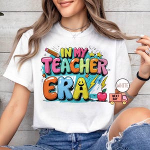 Comfort Colors® In My Teacher Era Back To School Funny Teacher Squad Shirt, First Day Of School Sweatshirt, Gift, Funny Teacher