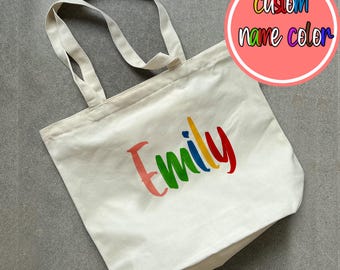 Personalized Teacher Tote Bag,Back To School Teacher Bag,Teacher Retirement Gift,Appreciation Gift for Teacher, Teacher Thank You Gift