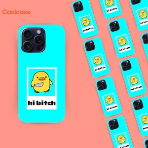 Cute Chick Meme Phone Case ,Funny phone case , Aesthetic Trendy Gift Idea for iPhone 16 15 14 13 12 11 8 7 XR XS X Pro Max plus