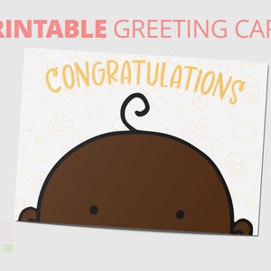 Félicitations carte bébé noir - Nouvelle carte bébé noir - Carte nouveau-né - Carte bébé garçon - Carte bébé fille - Carte bébé neutre de genre