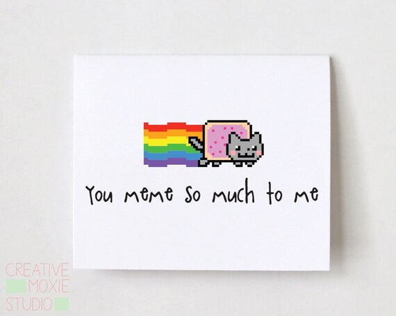 Funny Love Card Funny Card For Boyfriend You Meme So Much Etsy Funny Love Card Funny Card For Boyfriend You Meme So Much Etsy