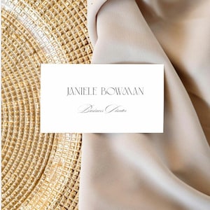 Business card, business card template, minimalist business card, elegant card, editable business card, printable