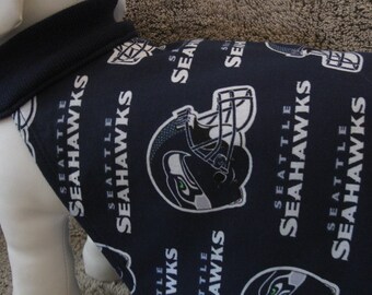Seattle Seahawks Lined Dog Cape Costume / Lined in soft flannel / 10" back /