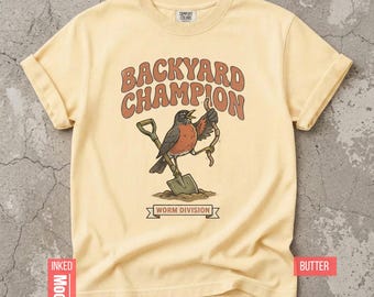 Camiseta divertida con meme de petirrojo para amantes de las aves - Gráfico retro y caprichoso estilo cottagecore - Regalo para observadores de aves