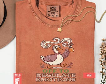 Camiseta para regular las emociones / Caótico Neutral Neurodivergente / Camiseta retro con humor sobre TDAH